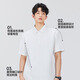 名创优品（MINISO）2025夏季新款重磅华夫格翻领polo衫简约纯色短袖t恤男 棕榈绿 XL