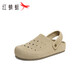 Red Dragonfly Birkenstock shoes for women 2025 summer hole shoes one foot slippers outside wearing sandals WTB15283 apricot color 37