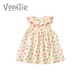 Fanli Girls Robe Summer 2025 Nouvelle robe de princesse pour enfants bébé