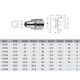 Shida dafei Serie de 12.5 mm Mangera de 12 años 1/2 pulgada Capatada cuadrada de manga de llave de manga de llave inglesa 13810 13701/12.5 mm Manga en forma de flor E10