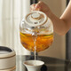 OIDIRE (Odd) health pot all-glass flower teapot teapot kettle constant temperature electric kettle teapot 0 glue multi-function menu 1L ODI-HC07 filter type