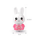 Lindo reproductor de música para niños Baby's Baby Rabbit Story Machine Pequeño juguete portátil Máquina de educación de la primera infancia 2-6 años Tumbler Máquina de la historia de la primera infancia [Glue suave puede morder] llenando un