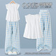 Yoyo One (Yoyo One) Girls Summer Anzug 2025 Neues Kinder-Sommer-Outfit Wald Süßes mittelgroß