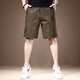 Jeep Spirit Japaner Trendy Casual Shorts Herren dünne lose geradlinige komfortable und vielseitige Sportarten schnell trocknend Fünf-Punkte-Hosen Männer 983 Khaki XL