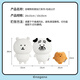 Miniso (Miniso) Самоуничивающийся медведь 8-дюймовые позы плюшевые кукол Детские игрушки и кукольные подушки подарки на день рождения подарки День учителя День учителя подарки для женщин