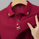 Pang Donglai dl reine Baumwolle neue Männer kurzärmeliges Hemd Summer Revers Sticked Casual Vielseitige, halbärmelige Hemd LG835-Burgundy 2xl / Vorgeschlagen 145-165jin [Jin gleich 0,5 kg]