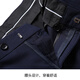 罗蒙（ROMON）西服套装男士修身职业正装商务伴郎服新郎服结婚礼服 藏青色3XL