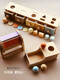 Dyai Montessori Early Education Toys 1-Jährige Babyausbildungstraining für Kinder für Kinder in 8 bis 18 Monaten Makkaron Coin Box