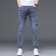 
Giordano (Giordano) broken code Hong Kong summer thin high-end jeans men's new style men's slim feet elastic casual trousers pajamas 1048 blue one size 28