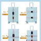 Luggage strap check-in reinforcement belt with cross packing belt fixed buckle bundling travel box explosion-proof with customs password lock reinforcement New model [Wide and thickened triple reinforcement] Releaseable black No lock [First order 6 yuan, expedited delivery]