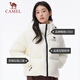 Camel (CAMEL) Black Diamond Series Women's Short Down Jacket Couple Men and Women Thickened Loose Hooded Bread Down Jacket B601 M