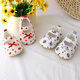 Meng Yilan (MENGYILAN) 0-6 to 12 months spring and autumn baby shoes soft sole toddler shoes baby girl floral princess shoes newborn shoes floral red 12 inner length 11.0cm size 12