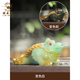 Creative tea pet ornaments golden toad three-legged toad lucky tea tea tray tea table tea accessories luminous color-changing tea play can be raised mtc9 luminous color-changing golden toad