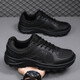 Zapatos casuales de hombres negros para hombres zapatos deportivos transpirables zapatos de entrenamiento militar zapatos para correr trabajos de protección laborista zapatos para caminar para hombres tela de entrenamiento 42