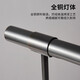雷士照明 NVC全铜卧室台灯学习专用台灯可折叠简约网红创意床头灯 9195台灯黑擦金 按钮开关