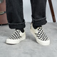 VANS范斯中性鞋Slip-On VR3低帮经典帆布鞋休闲鞋 一脚蹬 棋盘格 40
