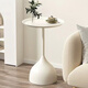 New appearance and side tables with movable small round tables for home coffee tables simple bedside storage tables internet celebrity small tables and bedside tables [high style] cream white