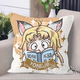 Miaopu le Yongjie Wujian Q Versión de Hu Tao ning Hong Yeyue Demonio de la montaña Girl Girl Almohada periférica Cartoon Camión de almohada para dormir personalizado D679 Gu Qinghan 45*45 cm + patrón de doble cara + núcleo de almohada