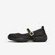 Heshe (Tata) Retro Mary Jane Zapatos para mujeres 2025 Spring CS701AQ5 Negro 37