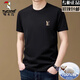 
Woodpecker (TUCANO) BINTU men's 00% pure cotton short-sleeved T-shirt men's round neck summer new trendy breathable half-sleeved T-shirt undershirt T 9923 military green 3XL 190/104A Recommended 185-205Jin[Jin equals 0.5 kg]