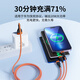 OKSJ【超级快充】充电器三合一快充头数据线套装多头Type-c安卓直插20W一拖三苹果14/13/手机车载