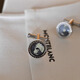 Montblanc Montblanc Montblanc High-End-Herrenmanschettenknöpfe mit leuchtenden Manschettenknöpfen französische Hülsestollen 116655