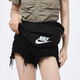 Nike (Nike) Bolsa de cintura Bolsa de hombres y mujeres 2022 Bolsa de deportes al aire libre Bolsa de cuerpo cruzado Bolso de hombro DC9856 Negro/DB0490-010 40*14*9 cm Single Size