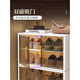 Liangpinism cabinet shoe box storage box transparent shoe storage artifact space-saving shoe cabinet plastic home door shoe rack 2025 new model widened and thickened 2 columns 6 layers of gray - holds 4 pairs of large size shoes