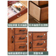 
Diliang chest of cabinets solid wood chest of cabinets for household simple modern bedroom storage cabinet with lock drawer cabinets living room seven-door storage cabinets solid wood cabinets 37*28*40.5cm]LS-12014