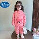 Disney Baby Girl Casual Suit Детская весна и осенняя одежда в корейском стиле Kulomi Baby Girl Spring Sports Fashionable Set Set Set Purple [Большой карманный двойной набор молнии] 90 (модернизированная модель)