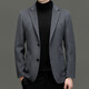 SEVEN 7 Seven brand double-sided woolen coat men's wool woolen coat cashmere suit autumn and winter men's down lining single suit 2366 gray (down lining) M 170/48
