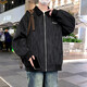 
HUALIN FASHION jacket men's spring and autumn 2025 trendy jacket casual workwear young and handsome thin top K15832 white gray M