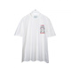 Lee Kids25fw Casablanca Sommer Neue Fantasy-Tür-Print Männer und Frauen lässig lockere kurzärmelige T-Shirt Trend 829 White XL