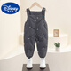Disney Children's Winter Down Pants 2025 New Baby Style Down Overalls for Boys and Girls Winter Comfortable Warm Pants Black 90 cm