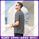 EHANGYTRSV Brand Herren Tennishemd Herren alter Qian -Stil 100% Kurzarm Shirt Houndstrap Sommer Freizeit Dünne Stil Grauer weiße Gitter m
