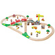 Edwone70p Buchenzug Zugauto Kinderspielzeug kleiner Zug Zugspielzeug Toys Holzspielzeug 80p Bergbau Abenteuer + Farbbox E21A12