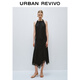 UR2025 summer new women's clothing, fashionable temperament, metallic sleeveless blouse shirt, UWG250168