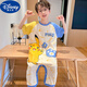 Disney (Disney) Ropa para niños, pijamas de una pieza para niños, algodón de algodón, saco de dormir anti-patada de manga corta de verano, niños grandes, niños grandes G-9928# Egg 170 14 Altura de tamaño 120-130cm50-60Jin [Jin equivale a 0.5 kg]
