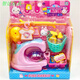 Rose Rabbit Toy Kitchen Refrigerator Set Girl Gift Series Series Puzzle Puzzle Anniversaire Gift One Word 17081 Toast