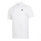 Nike (Nike) Anzug Herren Sportpolo Hemd Revers kurzärmeligte T-Shirt Running Fitness Training Hosen komfortable Freizeithosen ein Stück Top Weiß/FN3895-100 L