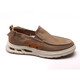 Shachi Herrenschuhe 24 Sommer 46v5b3883 Grau 46v5b3882 Brown geschlagen atmungsaktiv und modisch weiche Bodenflächen 46v5b3882 Braun 37 Europäische Größe Einer Größe größer