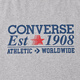 
Converse classic round neck T-shirt 2024 new summer couple casual sports short sleeves 10027229-A02 MCH687-GHG L /175