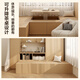 Quanyou (Quanu) Quanyou Whole House Customized Tatami Bett Tee Tischgarderobe Integrierte kleine Wohnung Multifunktionaler Tea Room Storage Cabinet 1098/Tatami -Anpassung (Anfrage für Details)