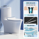 
HUIDA flush toilet household large-power water-saving siphon toilet HDC6218NB 400 pit distance