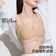 MiiOW 10A Antibacterial Liquid Foundation Underwear Summer Thin Women's Seamless Underwear Bra Small Breasts Push Up No Empty Cup Bra