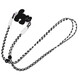 Xingyin mobile phone lanyard back clip cross-body carryable mobile phone back clip cute mobile phone chain integrated halter neck shoulder strap high-end pendant portable detachable carry-on anti-lost artifact pendant black and white mobile phone lanyard 130cm black cat clip back