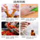 100 pieces of disposable gloves durable and thickened food grade PE plastic kitchen cleaning supplies small bag 100 pieces of disposable gloves in 1 bag