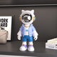 Chuxiang kreativer Astronaut Desktop Ornamente Office Desk Phrase Wohnzimmer Eingang Weinschrank Kinderzimmer Bücherregal Home Dekoration Astronaut Desktop Orange Orange [High 15 cm]