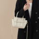 viney tote bag women's bag cowhide crossbody bag high-end shoulder bag birthday gift for girlfriend wife [off white] practical light luxury shoulder bag fashion brand versatile casual niche fashionable handbag