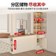 JPHZNB storage and leisure bar table wine cabinet dining side cabinet dining table integrated middle island table living room partition cabinet custom G374 style 11 (with light without lift socket) 1478*60